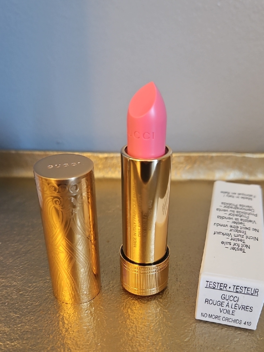 Authentic Gucci Lipstick Tester, New No More Orchids Sheer